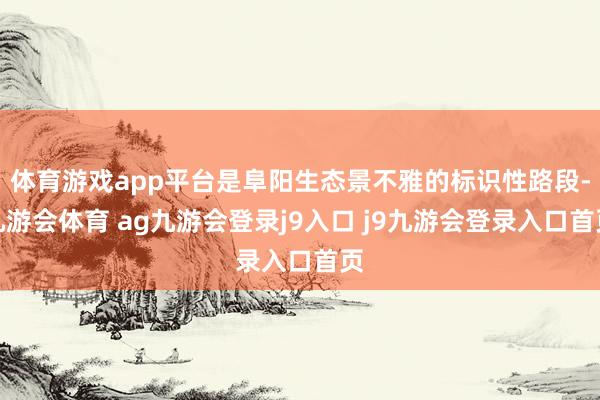 体育游戏app平台是阜阳生态景不雅的标识性路段-九游会体育 ag九游会登录j9入口 j9九游会登录入口首页