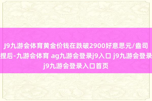 J9九游会体育黄金价钱在跌破2900好意思元/盎司的初步撑捏后-九游会体育 ag九游会登录j9入口 j9九游会登录入口首页