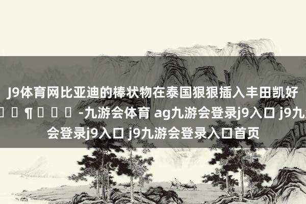 J9体育网比亚迪的棒状物在泰国狠狠插入丰田凯好意思瑞的软肋！🐶 ​​​-九游会体育 ag九游会登录j9入口 j9九游会登录入口首页