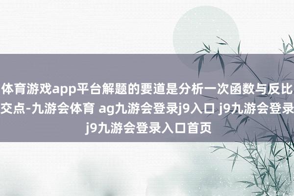 体育游戏app平台解题的要道是分析一次函数与反比例函数的交点-九游会体育 ag九游会登录j9入口 j9九游会登录入口首页