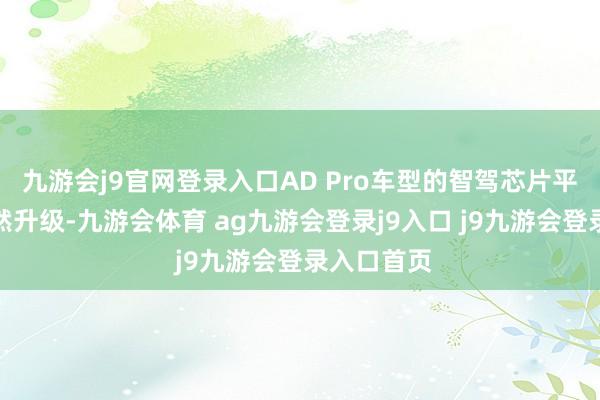 九游会j9官网登录入口AD Pro车型的智驾芯片平台也有赫然升级-九游会体育 ag九游会登录j9入口 j9九游会登录入口首页